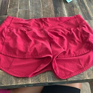 Speed shorts size 6 lululemon